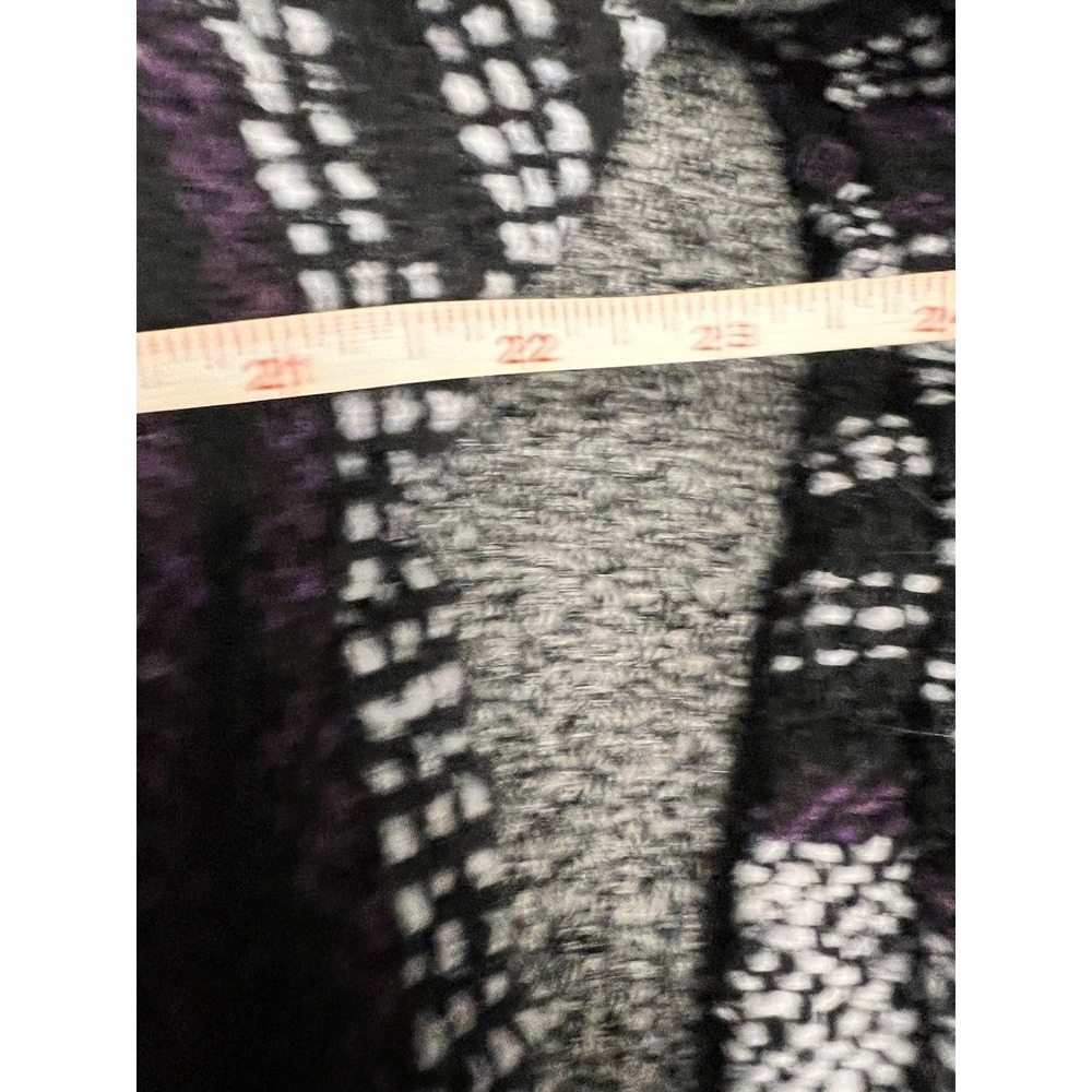 Vintage Baja Pullover Mexico Surf Hoodie Canyon Creek Striped Purple grey XL - Picture 5 of 7